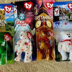 McDonald’s Ty international Bears set of Four new sealed packages vintage